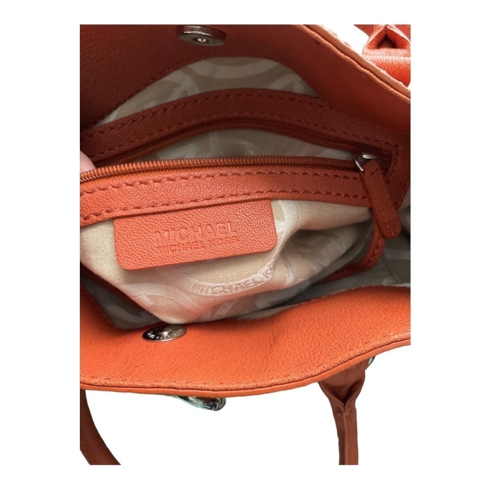 Michael Kors Leather Hamilton Bag - Picture 6 of 11